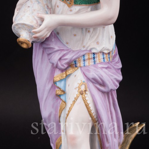 Статуэтка из фарфора Девушка с кувшином, Vion Baury, Франция, 1868-1879 гг.
