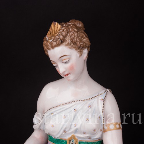 Статуэтка из фарфора Девушка с кувшином, Vion Baury, Франция, 1868-1879 гг.