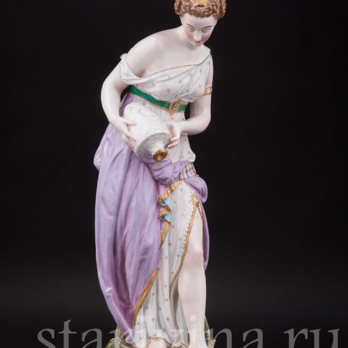 Статуэтка из фарфора Девушка с кувшином, Vion Baury, Франция, 1868-1879 гг.