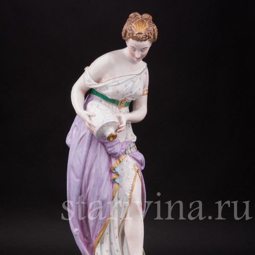 Статуэтка из фарфора Девушка с кувшином, Vion Baury, Франция, 1868-1879 гг.