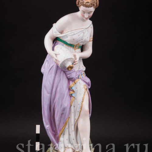 Статуэтка из фарфора Девушка с кувшином, Vion Baury, Франция, 1868-1879 гг.