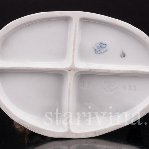 Фигурка из фарфора Фавн, ворона и белка, Goebel, Германия, 1935-49 гг.