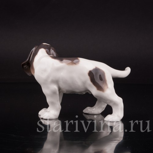 Статуэтка собаки из фарфора Щенок, Rorstrand, Швеция, пер. пол. 20 в.