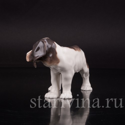 Статуэтка собаки из фарфора Щенок, Rorstrand, Швеция, пер. пол. 20 в.