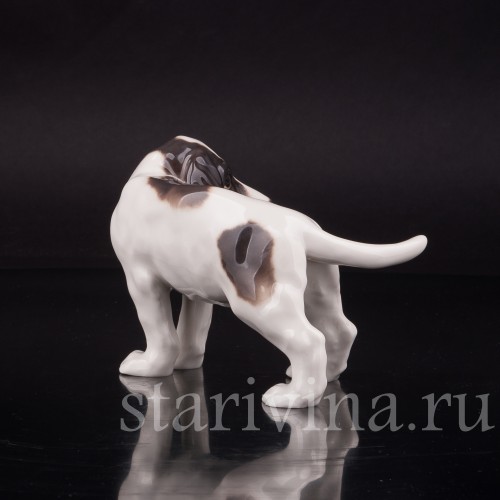 Статуэтка собаки из фарфора Щенок, Rorstrand, Швеция, пер. пол. 20 в.