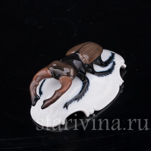 Фарфоровая статуэтка Жук-олень, Rosenthal, Германия, 1924 год.