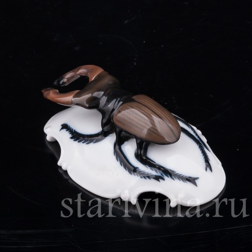 Фарфоровая статуэтка Жук-олень, Rosenthal, Германия, 1924 год.