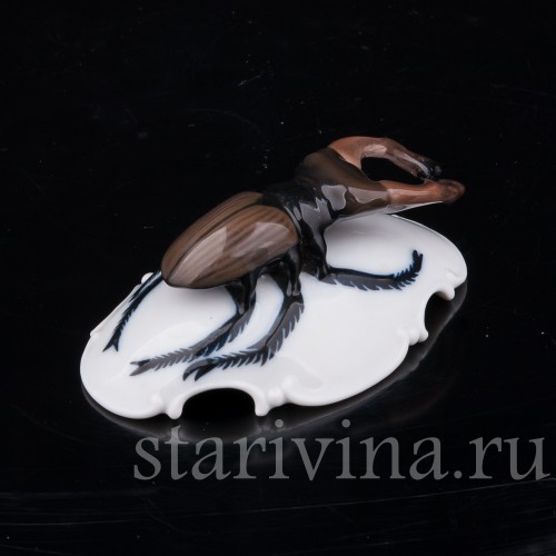 Фарфоровая статуэтка Жук-олень, Rosenthal, Германия, 1924 год.