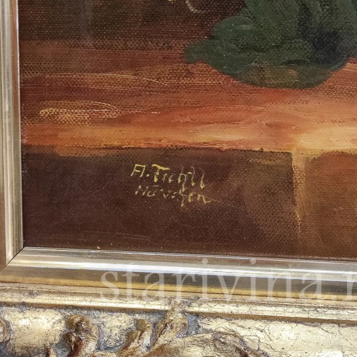 Картина маслом Натюрморт в голландском стиле, Германия, сер. 20 в.