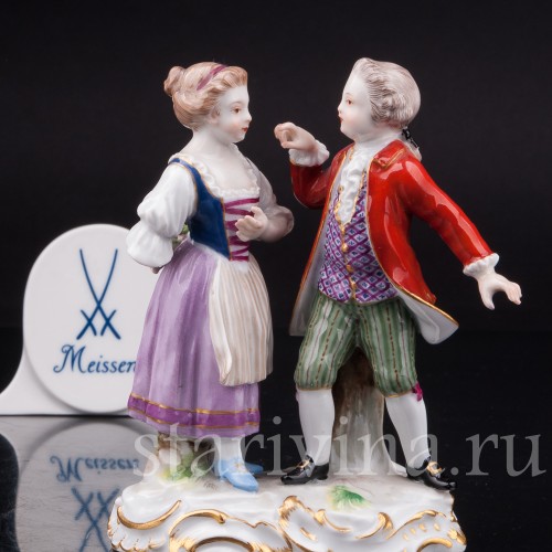 Фарфоровая статуэтка Юный ревнивец, Meissen, Германия, кон. 19 - нач. 20 вв.