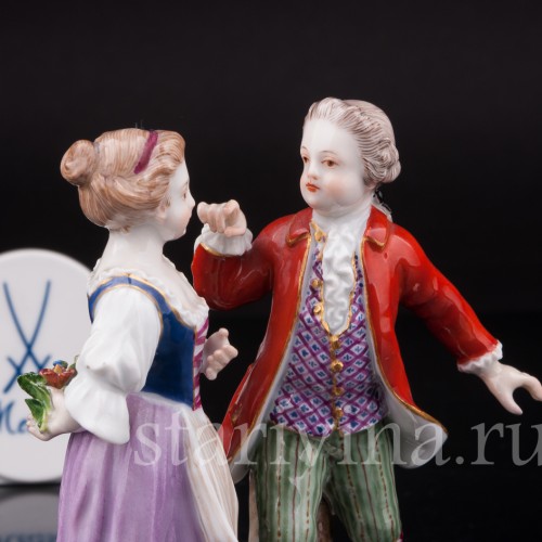 Фарфоровая статуэтка Юный ревнивец, Meissen, Германия, кон. 19 - нач. 20 вв.