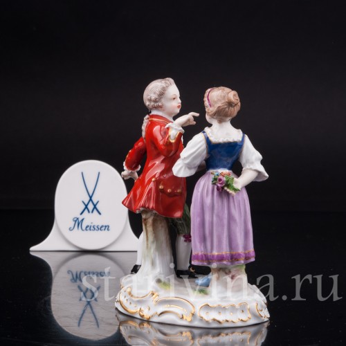 Фарфоровая статуэтка Юный ревнивец, Meissen, Германия, кон. 19 - нач. 20 вв.