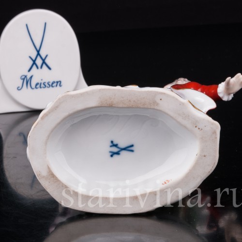 Фарфоровая статуэтка Юный ревнивец, Meissen, Германия, кон. 19 - нач. 20 вв.