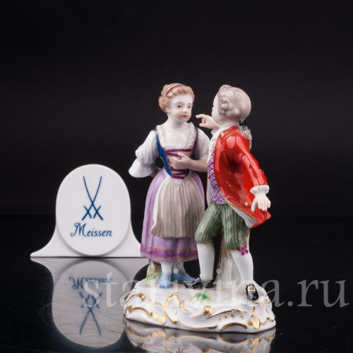 Фарфоровая статуэтка Юный ревнивец, Meissen, Германия, кон. 19 - нач. 20 вв.