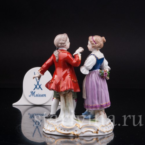 Фарфоровая статуэтка Юный ревнивец, Meissen, Германия, кон. 19 - нач. 20 вв.