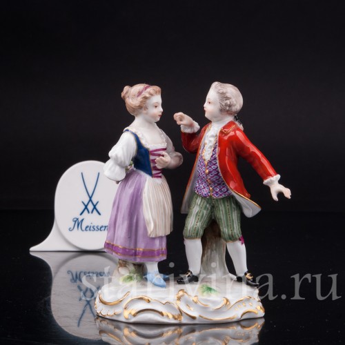 Фарфоровая статуэтка Юный ревнивец, Meissen, Германия, кон. 19 - нач. 20 вв.