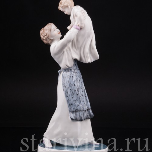 Статуэтка из фарфора Первенец, женщина с ребенком, Karl Ens, Германия, нач. 20 в.