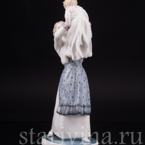 Статуэтка из фарфора Первенец, женщина с ребенком, Karl Ens, Германия, нач. 20 в.