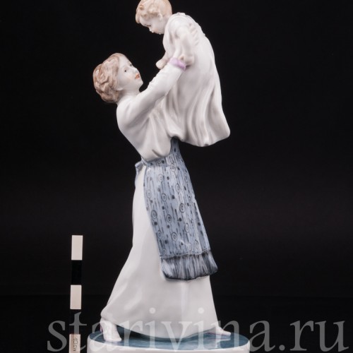 Статуэтка из фарфора Первенец, женщина с ребенком, Karl Ens, Германия, нач. 20 в.