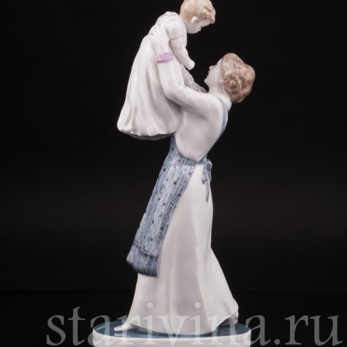 Статуэтка из фарфора Первенец, женщина с ребенком, Karl Ens, Германия, нач. 20 в.