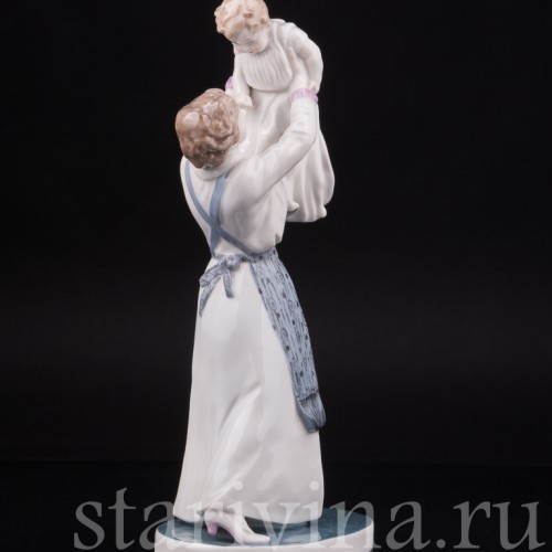 Статуэтка из фарфора Первенец, женщина с ребенком, Karl Ens, Германия, нач. 20 в.