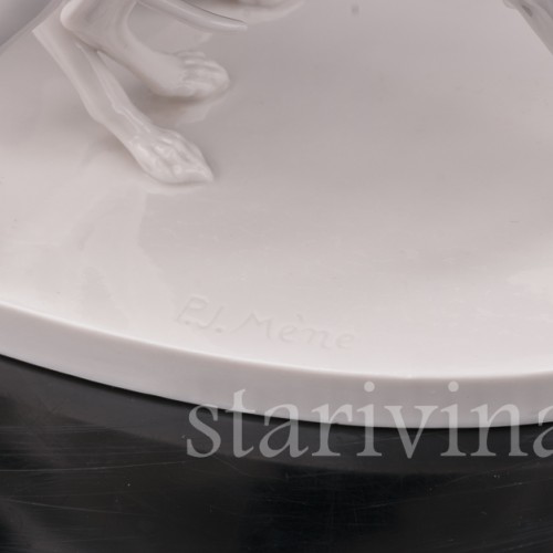 Фарфоровая статуэтка собак Две левретки, Nymphenburg, Германия, пер. пол. 20 в.