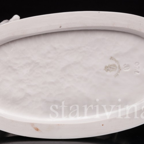 Фарфоровая статуэтка собак Две левретки, Nymphenburg, Германия, пер. пол. 20 в.