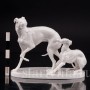 Фарфоровая статуэтка собак Две левретки, Nymphenburg, Германия, пер. пол. 20 в.