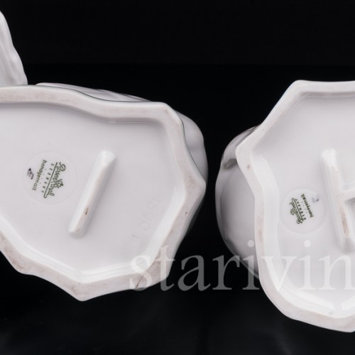 Фарфоровая статуэтка птиц Голубь и голубка, Rosenthal, Германия, сер. 20 века.