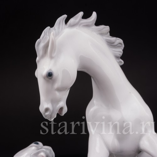 Композиция из фарфора Играющие лошади, Grafenthal, Германия, 1972-90 гг.