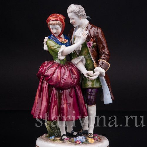 Фарфоровая статуэтка Влечение, Von Schierholz, Германия, 1907-27 гг.