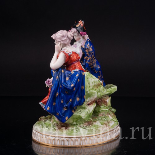 Фарфоровая статуэтка Свидание, Richard Eckert & Co, Германия, 1906-1908 гг.