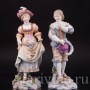 Парные фарфоровые статуэтки Пара в ренессансных костюмах, Richard Eckert & Co, Германия, кон. 19 в.