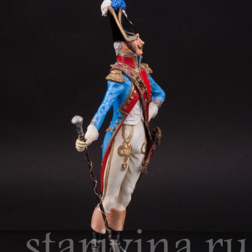 Коллекционная статуэтка из фарфора Тамбурмажор, Adrien Van Gerdinge, Франция, вт. пол. 20 в.
