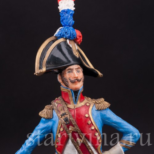 Коллекционная статуэтка из фарфора Тамбурмажор, Adrien Van Gerdinge, Франция, вт. пол. 20 в.