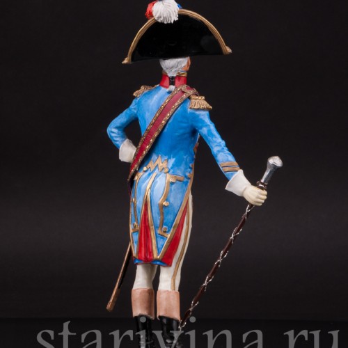 Коллекционная статуэтка из фарфора Тамбурмажор, Adrien Van Gerdinge, Франция, вт. пол. 20 в.