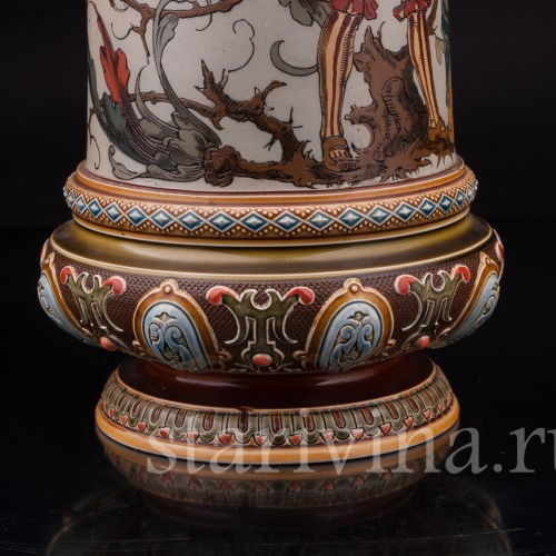 Старинный пивной кувшин Влюблённые, 2.1 л, Villeroy & Boch, Германия, 1887 г.