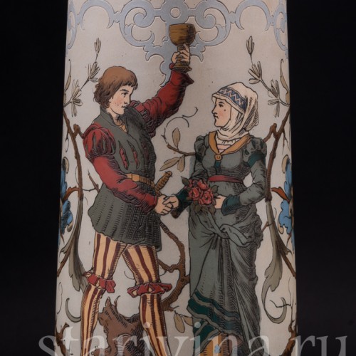 Старинный пивной кувшин Влюблённые, 2.1 л, Villeroy & Boch, Германия, 1887 г.