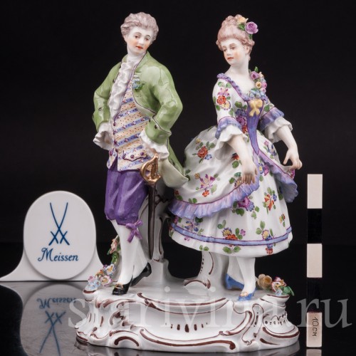 Фарфоровая фигурка Танцующая пара, Meissen, Германия, кон. 19 - нач. 20 в.