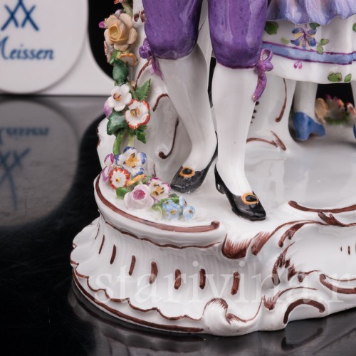 Фарфоровая фигурка Танцующая пара, Meissen, Германия, кон. 19 - нач. 20 в.