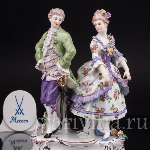 Фарфоровая фигурка Танцующая пара, Meissen, Германия, кон. 19 - нач. 20 в.