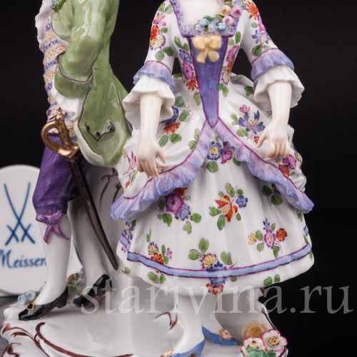 Фарфоровая фигурка Танцующая пара, Meissen, Германия, кон. 19 - нач. 20 в.