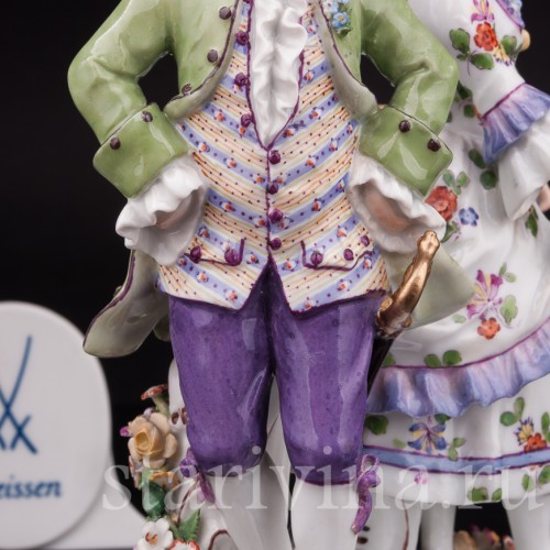 Фарфоровая фигурка Танцующая пара, Meissen, Германия, кон. 19 - нач. 20 в.