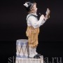 Статуэтка из фарфора Мальчик с флейтой, Dressel, Kister & Cie, Германия, кон. 19 в.