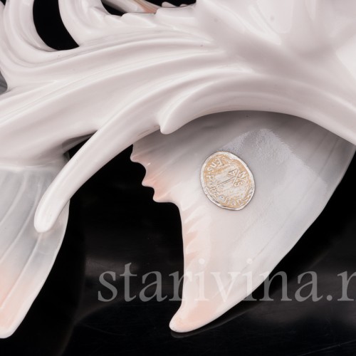 Фарфоровая фигурка Бабочки-махаоны, Karl Ens, Германия, 1920-30 гг.