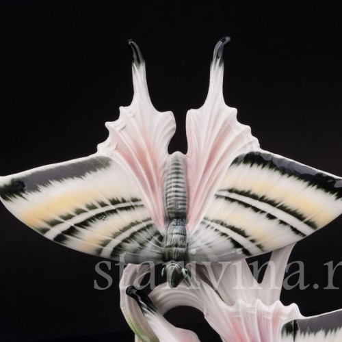 Фарфоровая фигурка Бабочки-махаоны, Karl Ens, Германия, 1920-30 гг.