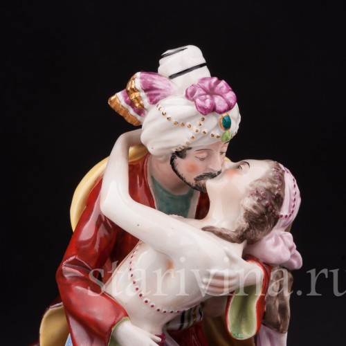 Фарфоровая статуэтка Шах и Одалиска, Ackermann & Fritze, Германия, пер. пол. 20 века.