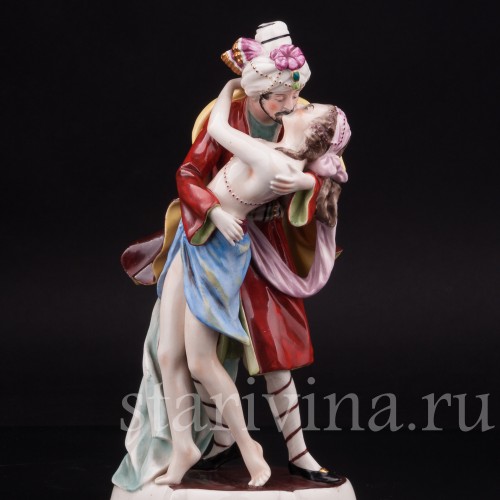 Фарфоровая статуэтка Шах и Одалиска, Ackermann & Fritze, Германия, пер. пол. 20 века.