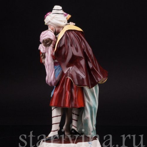 Фарфоровая статуэтка Шах и Одалиска, Ackermann & Fritze, Германия, пер. пол. 20 века.