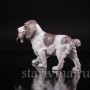 Статуэтка собаки из фарфора Спаниель с рябчиком, Bing & Grondahl, Дания, вт. пол. 20 в.